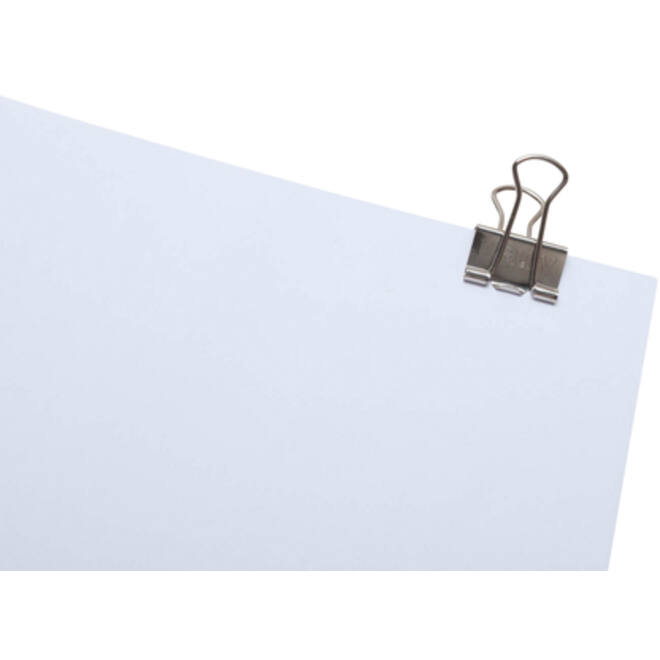 Papierklem MAUL 215 foldback 19mm capaciteit 7mm zilver