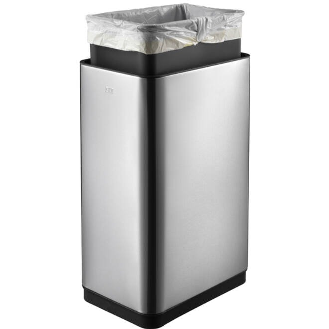 Afvalbak EKO Mirage met sensor 30liter RVS mat