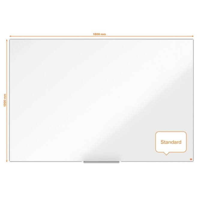 Whiteboard Nobo Impression Pro 120x180cm staal
