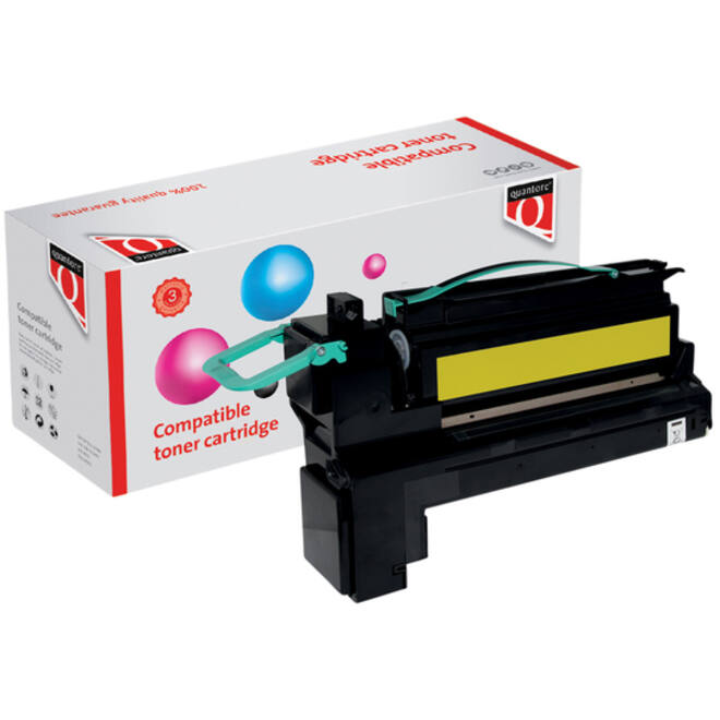 Tonercartridge Quantore alternatief tbv Lexmark C792X2YG geel