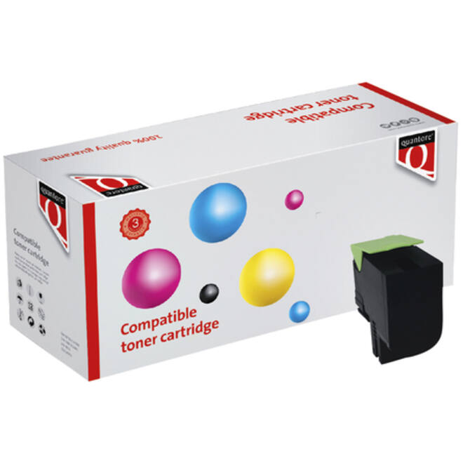 Tonercartridge Quantore alternatief tbv Lexmark 71B20K0 zwart