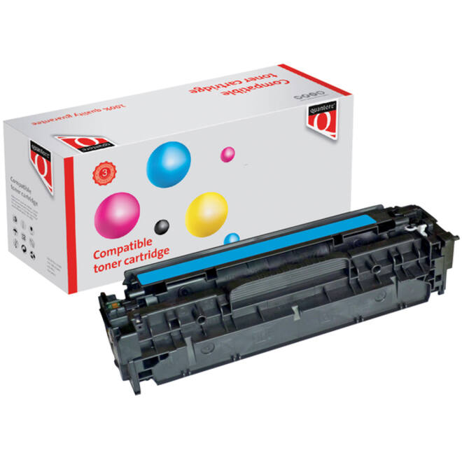 Tonercartridge Quantore alternatief tbv Canon 2661B002 / CRG-718C blauw