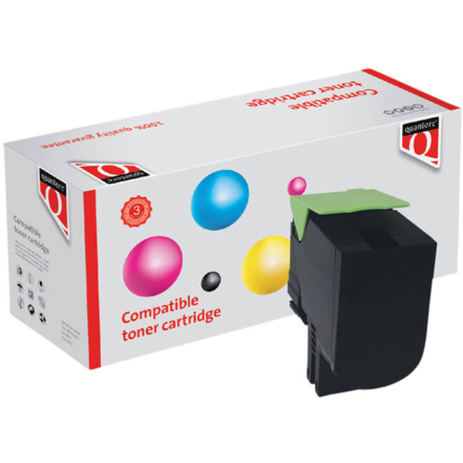 Tonercartridge Quantore alternatief tbv Lexmark 70C0X10 zwart