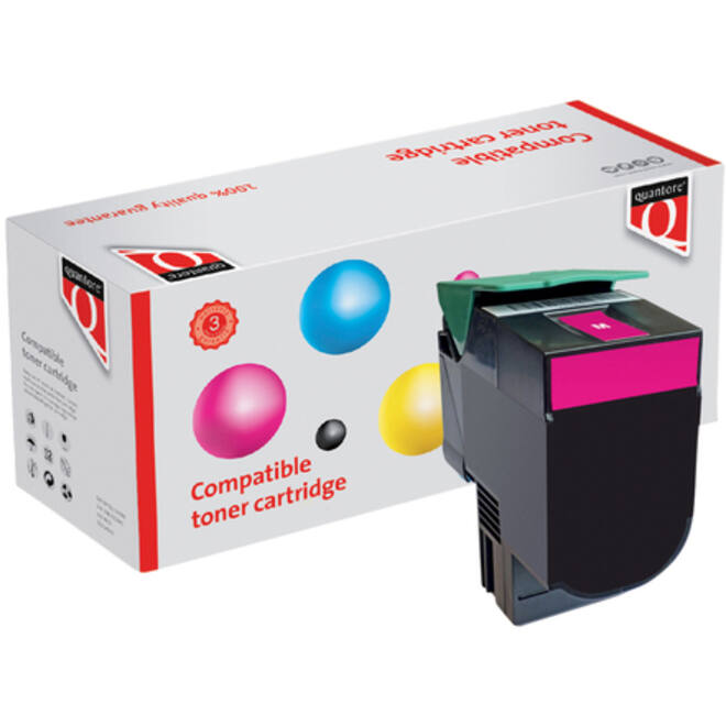 Tonercartridge Quantore alternatief tbv Lexmark C544X2MG rood