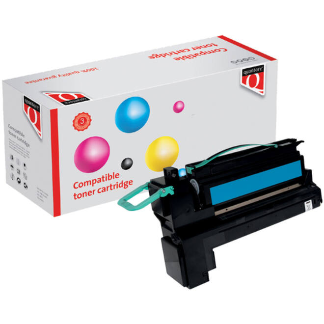 Tonercartridge Quantore alternatief tbv Lexmark X792X2CG blauw