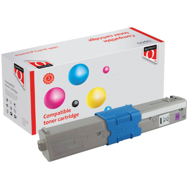 Toner Quantore alternatief tbv Oki 44973510 rood
