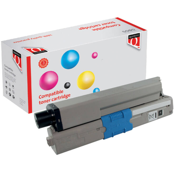 Tonercartridge Quantore alternatief tbv Oki 46507616 zwart