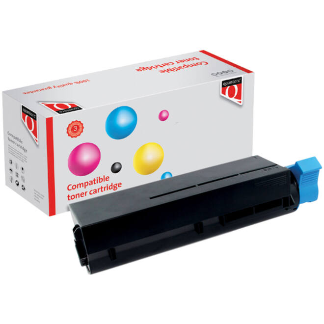 Toner Quantore alternatief tbv Oki 45807111 zwart