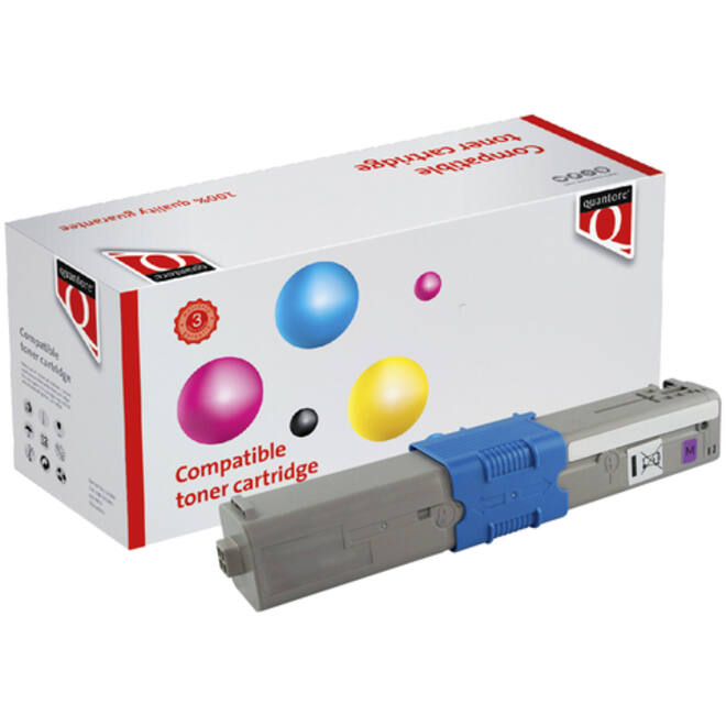 Toner Quantore alternatief tbv Oki 46508710 rood