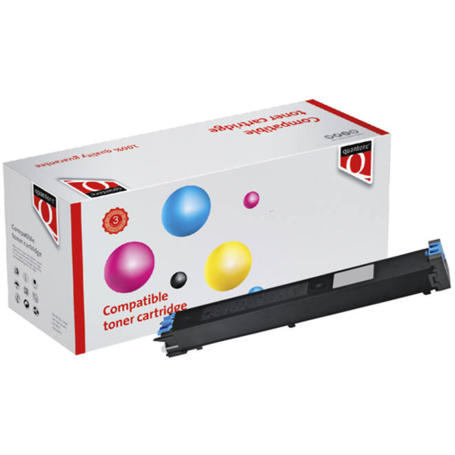 Toner Quantore alternatief tbv Sharp MX-31GTCA blauw