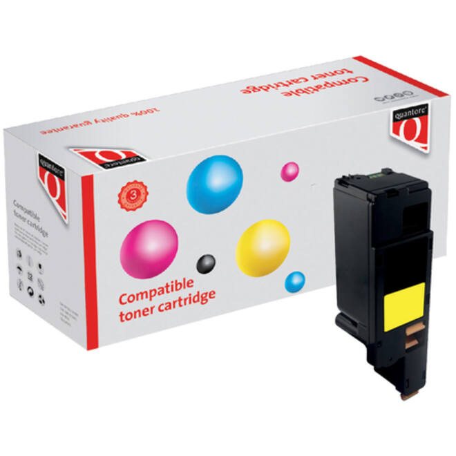 Tonercartridge Quantore alternatief tbv Xerox 106R01629 geel