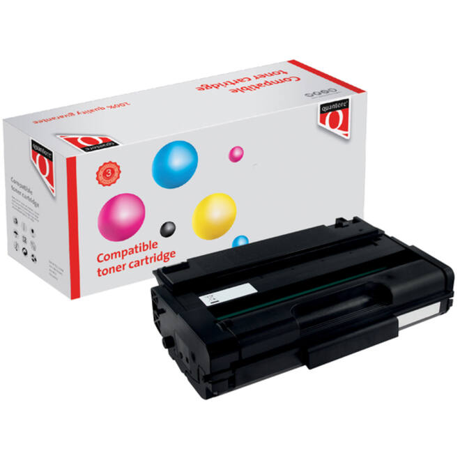 Toner Quantore alternatief tbv Ricoh 407646 zwart