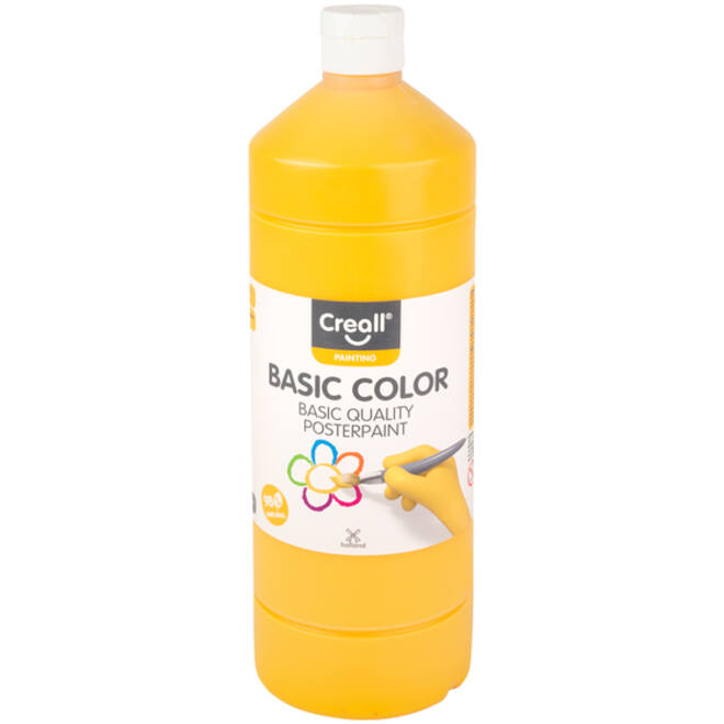 Plakkaatverf Creall basic donkergeel 1000ml