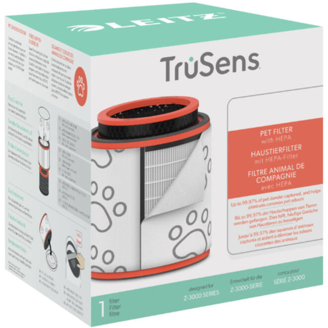 Filter Hepa huisdieren voor Leitz TruSens Z-3000