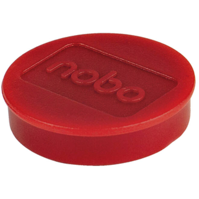 Magneet Nobo 32mm 800gr rood 10 stuks