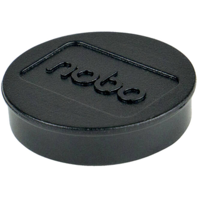 Magneet Nobo 32mm 800gr zwart 10stuks