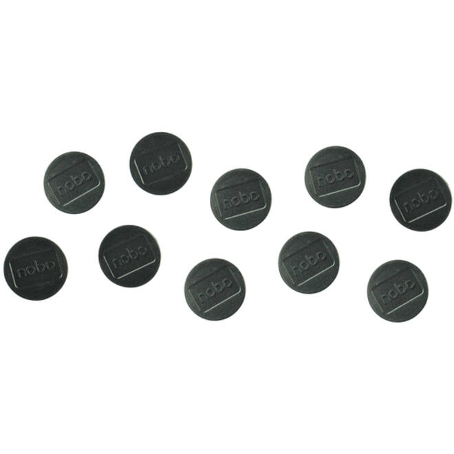 Magneet Nobo 32mm 800gr zwart 10stuks