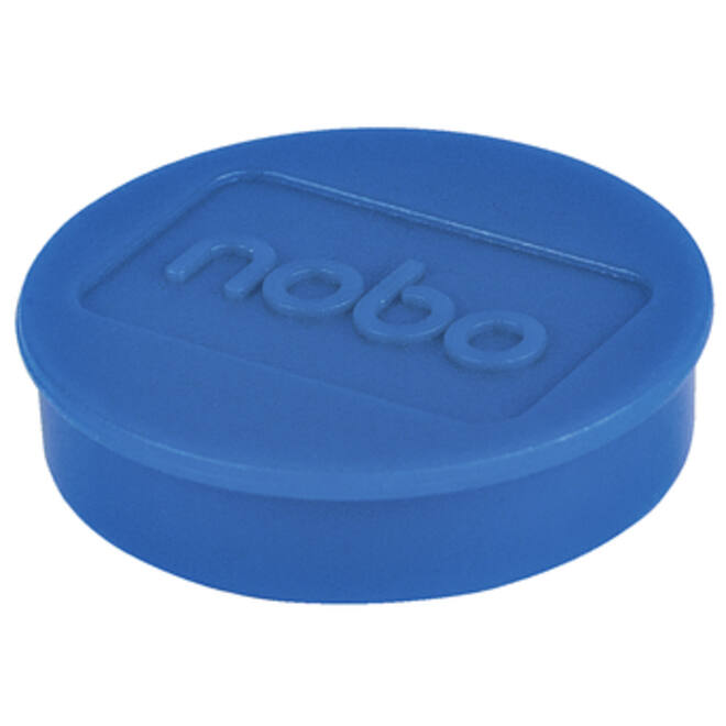 Magneet Nobo 32mm 800gr blauw 10stuks