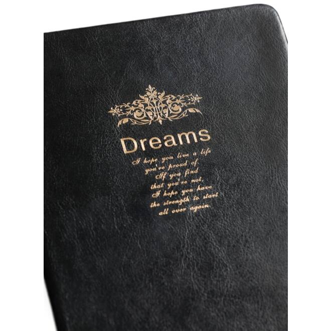 Notitieboek Kalpa Dreams 214x145x40mm blanco zwart