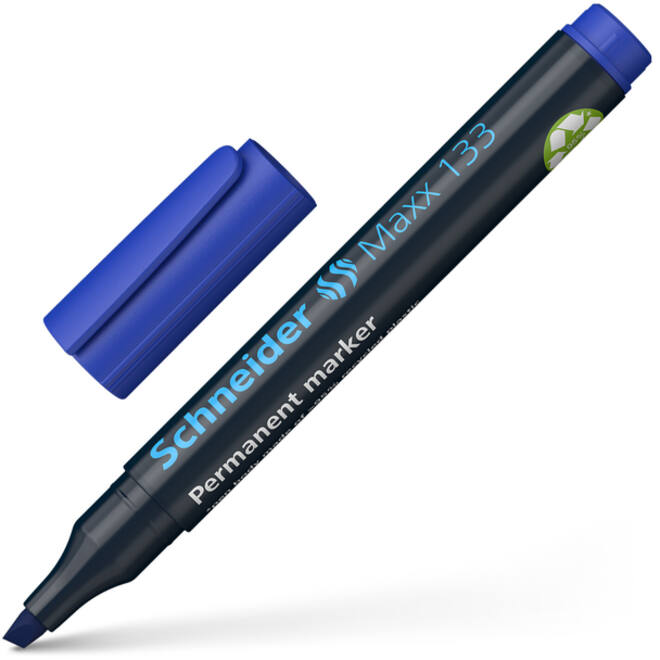Viltstift Schneider Maxx 133 beitel 1-4mm blauw