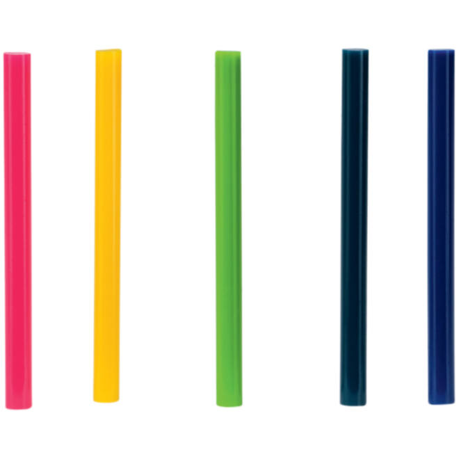 Lijmpatroon Rapid 7mm 5 kleuren assorti