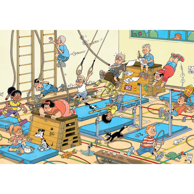 Puzzel Jan van Haasteren Junior Apenkooien 240 stukjes