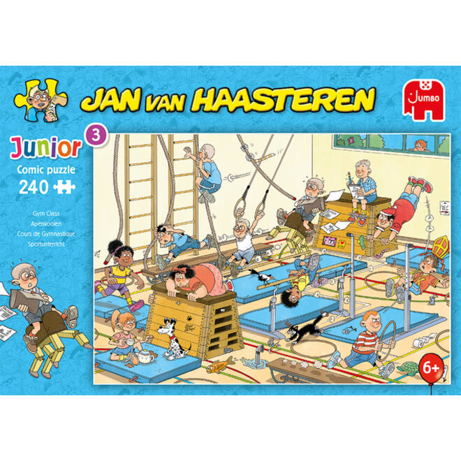 Puzzel Jan van Haasteren Junior Apenkooien 240 stukjes