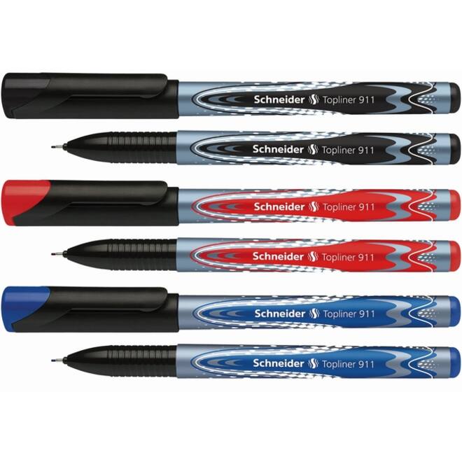Fineliner Schneider Topliner 911 0.4mm zwart