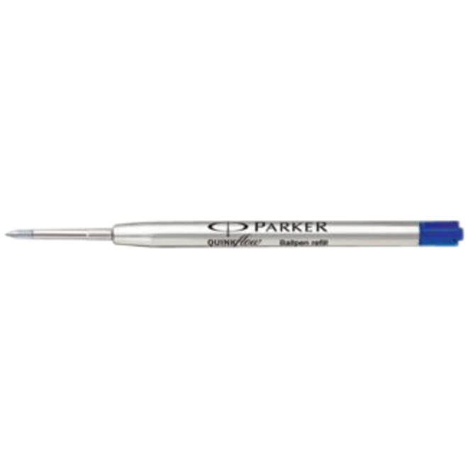 Balpenvulling Parker Quinkflow medium blauw blister à 3 stuks