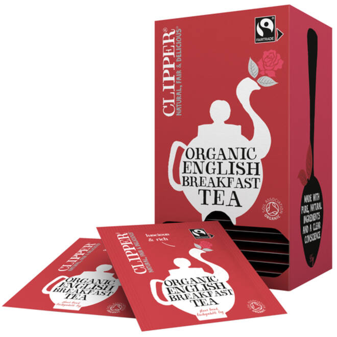 Thee Clipper English breakfast bio 25 zakjes