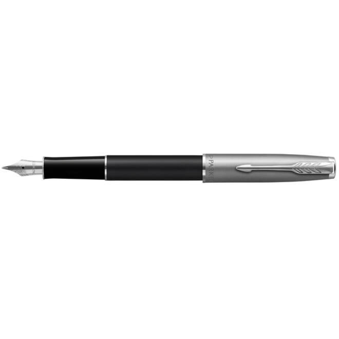 Vulpen Parker Sonnet Essential black lacquer CT medium