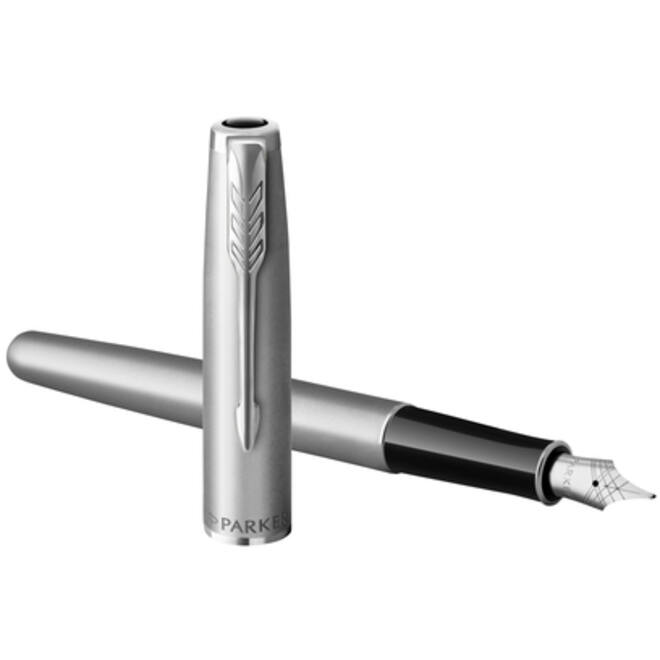 Vulpen Parker Sonnet Essential sandblasted stainless steel lacquer CT medium