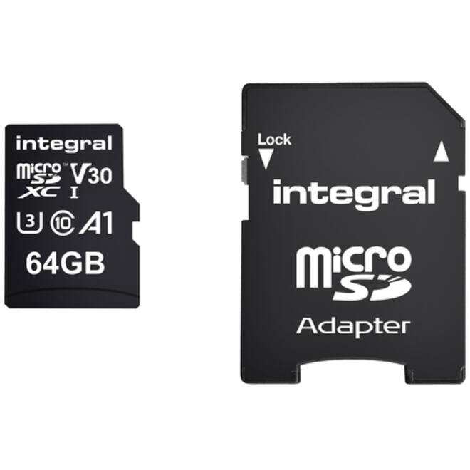 Geheugenkaart Integral microSDXC 64GB