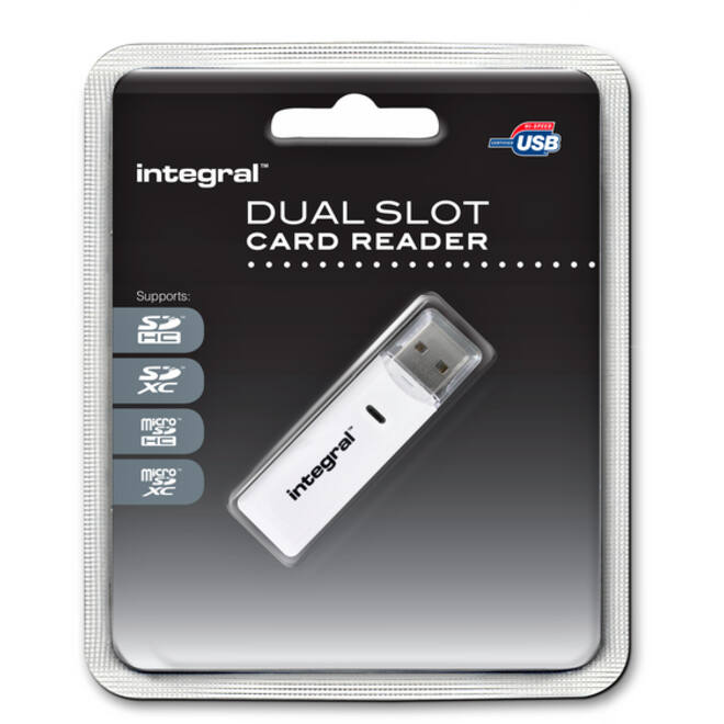 Kaartlezer Integral 2.0 USB-A SD-microSD