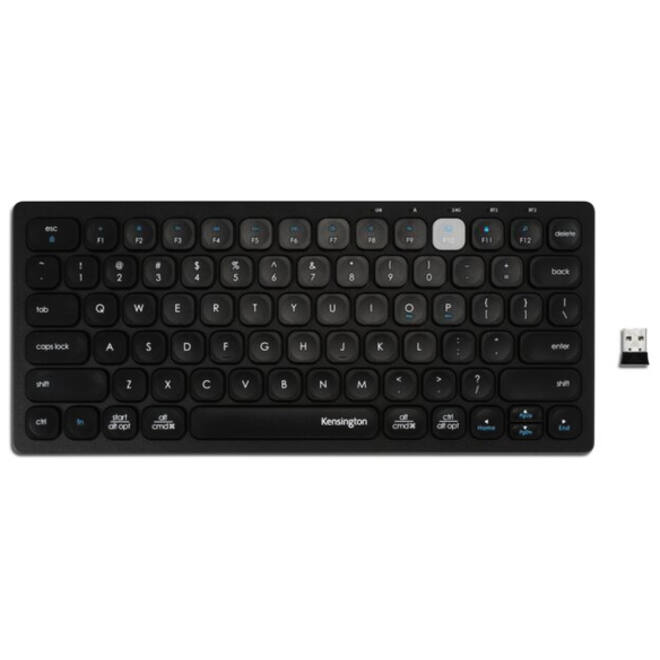 Toetsenbord Kensington Dual draadloos compact zwart