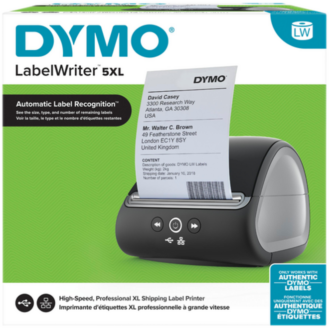 Labelprinter Dymo LabelWriter 5XL desktop zwart