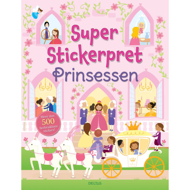 Stickerboek Deltas Super Stickerpret prinsessen