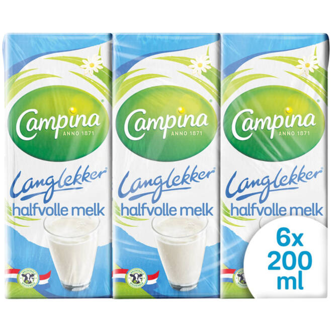 Melk Campina LangLekker halfvol 20cl
