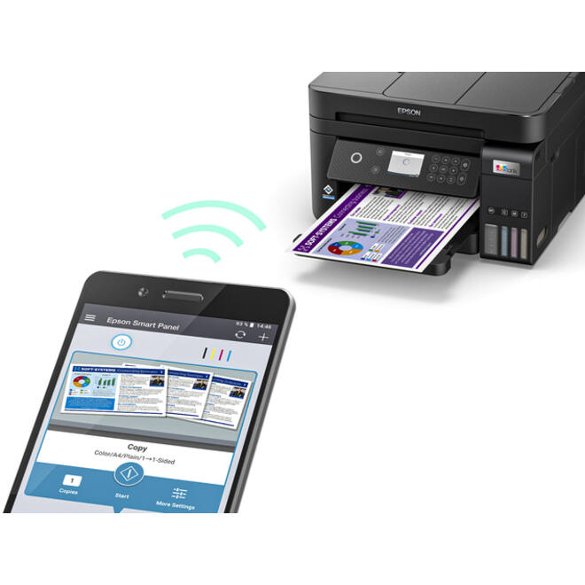 Multifunctional inktjet printer Epson Ecotank ET-3850