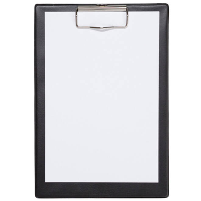 Klembord MAUL A5 staand PVC zwart