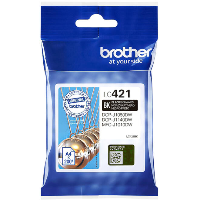 Inktcartridge Brother LC-421BK zwart