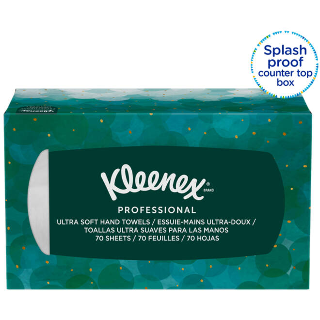 Handdoek Kleenex Ultra i-vouw 1-laags dispenserdoos 70vel wit 1126