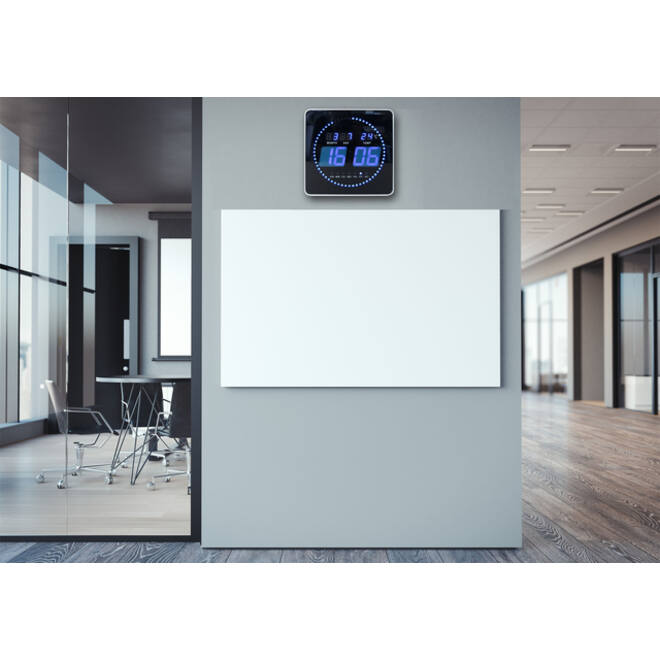 Wandklok Unilux Flo led 28cmx28cm