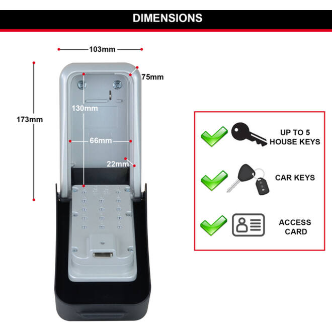 Sleutelkluis MasterLock Select Access XL cijfercombinatieslot