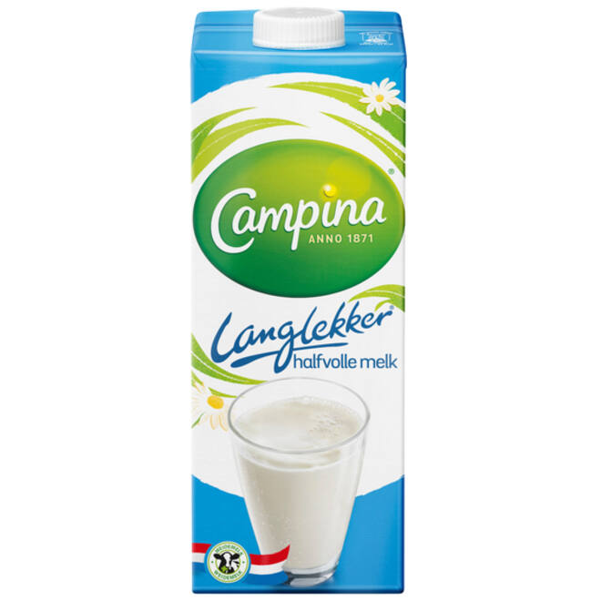 Melk Campina LangLekker halfvol 1 liter