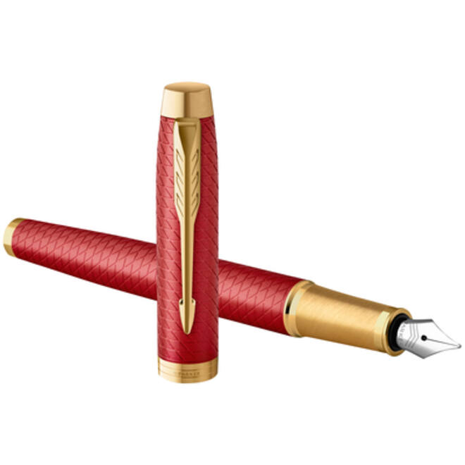 Vulpen Parker IM Premium deep red GT fijn