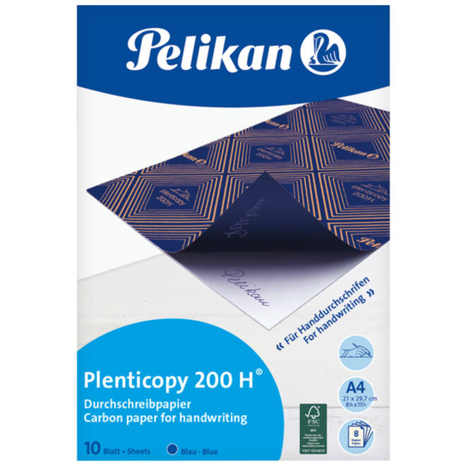 Carbon Handschrift Pelikan A4 200H 10v blauw