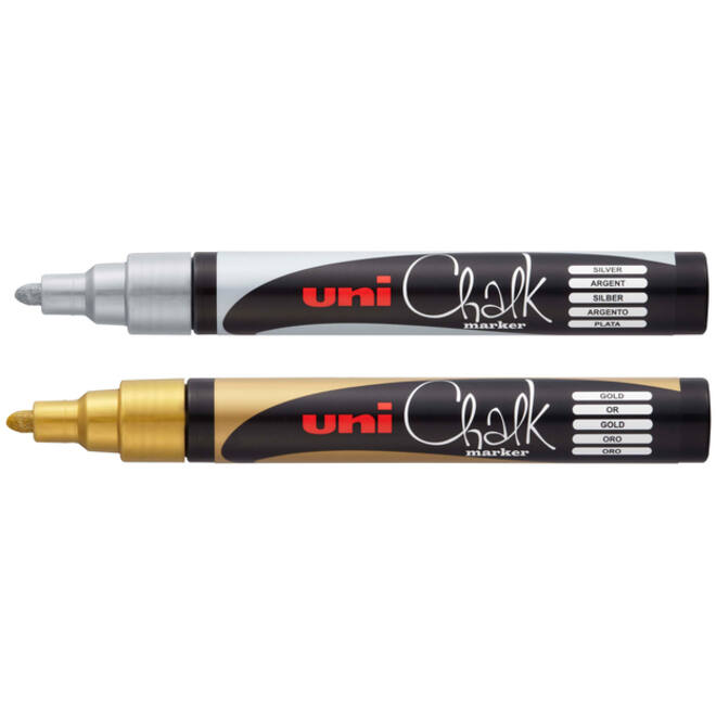 Krijtstift Uni-ball chalk rond 1.8-2.5mm goud