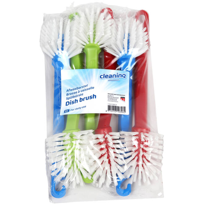 Afwasborstel Cleaninq professioneel assorti set à 6 stuks