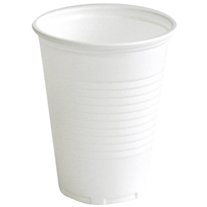 Beker IEZZY 180ml Ø70mm plastic 100 stuks wit